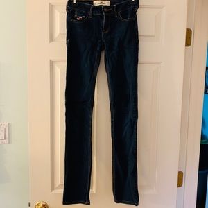 Dark Washed Hollister Skinny Jeans